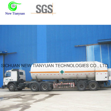 Liquefied Ammonia Medium 21.6m3 Volume Tank Container Semi-Trailer